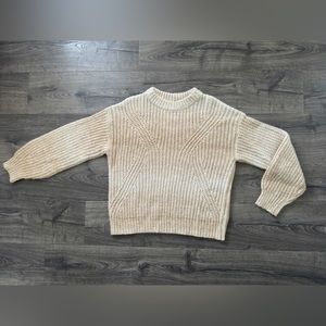 A New Day Yellow/Cream Knit Sweater